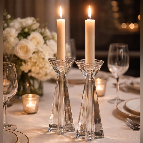 Mikasa Other - Mikasa Penthouse Crystal Candlestick Holders Pair Screen Used Cruel Intentions